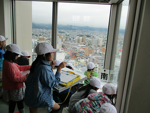 霞城セントラル23Fの見学