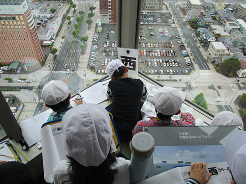霞城セントラル23Fの見学